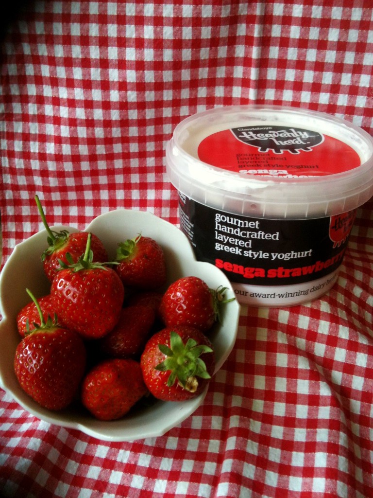 Clandeboye Yogurt w strawberries vertical