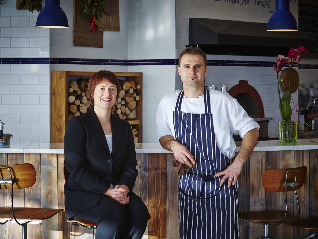 Kelly Cafe Executive Head Chef Stephane Rochard and Restaurant Manager Nichola Dempsey