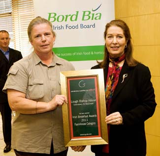 Irish Breakfast Awards 2011 - Farmhouse Winner - Lough Bishop House Collinstown County Westmeath Ireland
