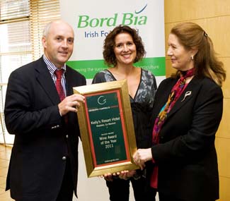 Wine Award of the Year 2011 - Kellys Resort Hotel Rosslare Strand Co Wexford